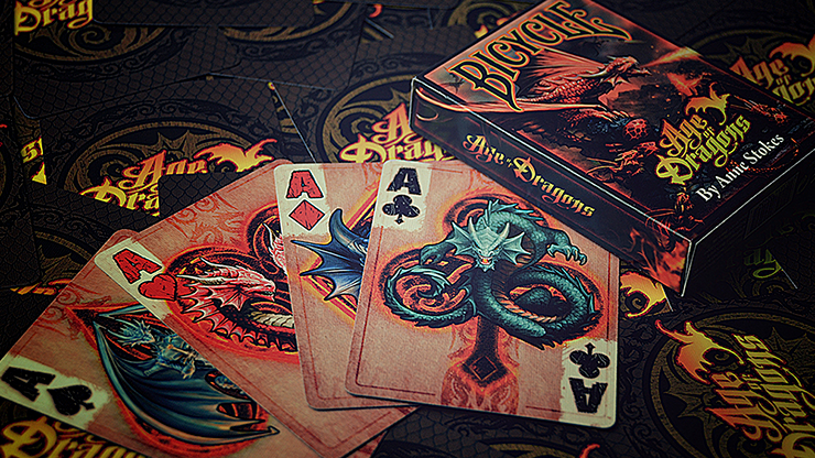 Bicycle Anne Stokes Age of Dragons Playing Cards (6602027860117)