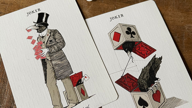 RAVN IIII (Red) Playing Cards Designed (6692311761045)