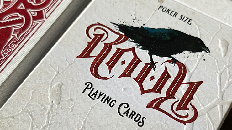 RAVN IIII (Red) Playing Cards Designed (6692311761045)