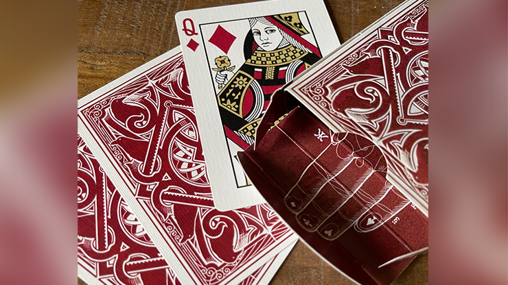 RAVN IIII (Red) Playing Cards Designed (6692311761045)