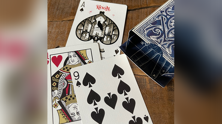 RAVN IIII (Blue) Playing Cards Designed (6692312285333)