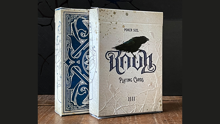 RAVN IIII (Blue) Playing Cards Designed (6692312285333)
