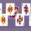 Diamon Playing Cards N° 14 Purple Star Playing Cards (6348117835925)