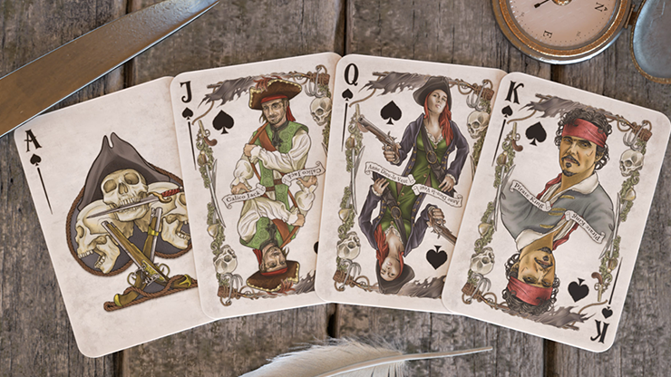 The Pirate Deck (colorized) Playing Cards (6920886911125)