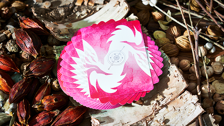 Lonely Wolf (PINK) Playing Cards (6750774591637)