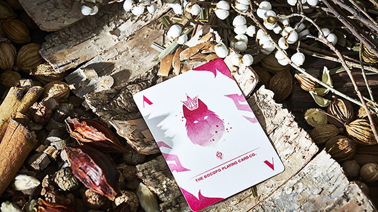 Lonely Wolf (PINK) Playing Cards (6750774591637)