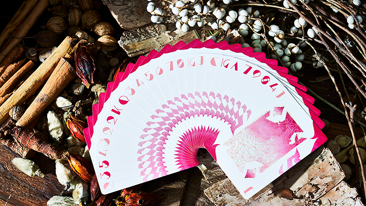 Lonely Wolf (PINK) Playing Cards (6750774591637)