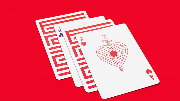 Red Enigma Playing Cards (6612640628885)