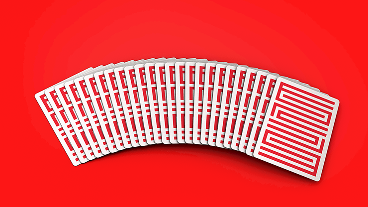 Red Enigma Playing Cards (6612640628885)