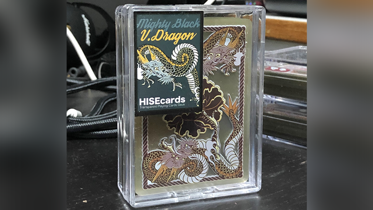 Dragon Transparent Playing Cards (Mighty Black) (6769584963733)