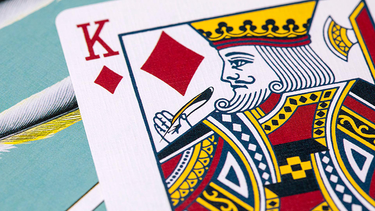Feather Deck: Goldfinch Edition (Teal) (6692305436821)