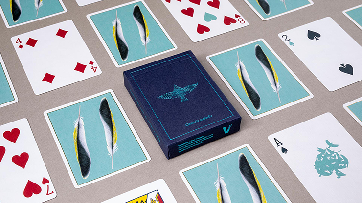 Feather Deck: Goldfinch Edition (Teal) (6692305436821)