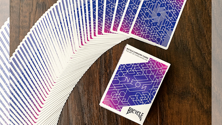 Bicycle Neon Blue Aurora Playing Cards - BAM Playing Cards (6306567684245)