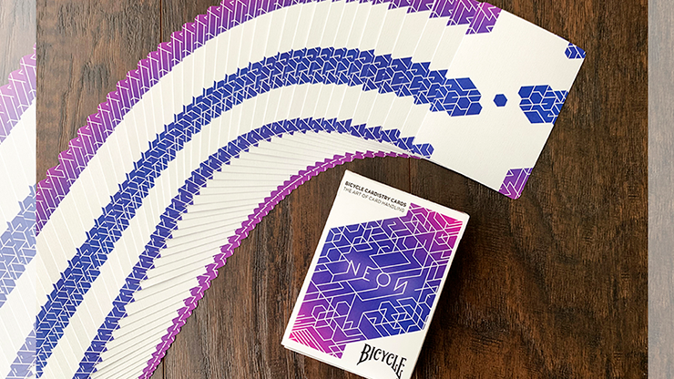Bicycle Neon Blue Aurora Playing Cards - BAM Playing Cards (6306567684245)