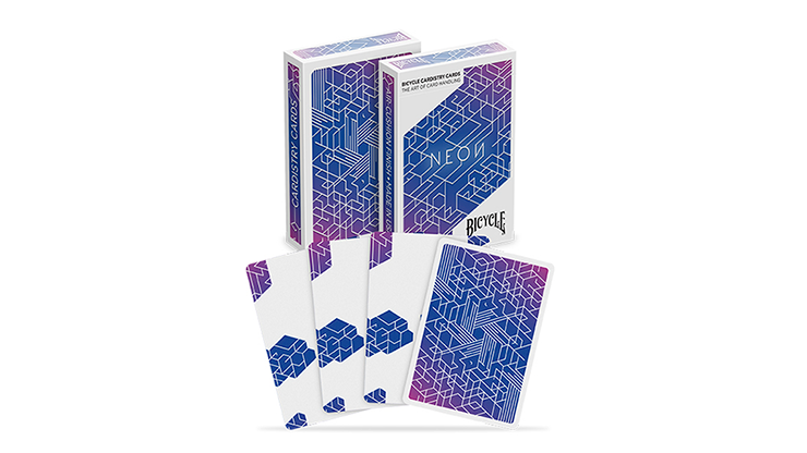 Bicycle Neon Blue Aurora Playing Cards - BAM Playing Cards (6306567684245)