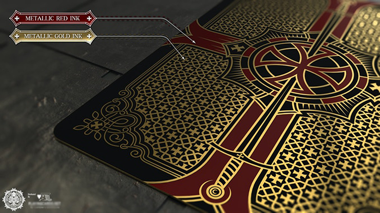 Bicycle Stronghold Crimson Playing Cards (7132911501461)