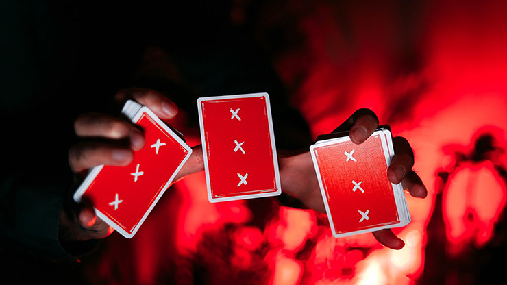 X Deck (Red) Signature Edition Playing Cards (6431783649429)