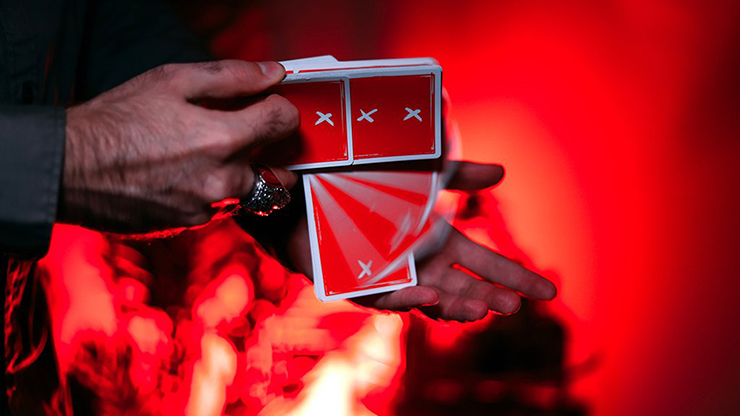 X Deck (Red) Signature Edition Playing Cards (6431783649429)