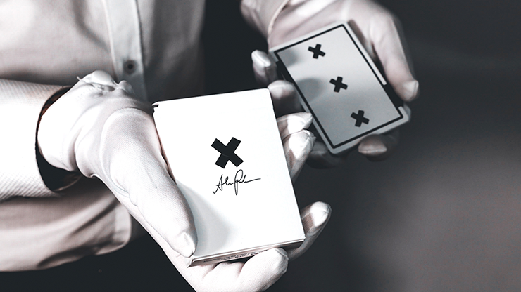 X Deck (White) Signature Edition Playing Cards (6431783944341)
