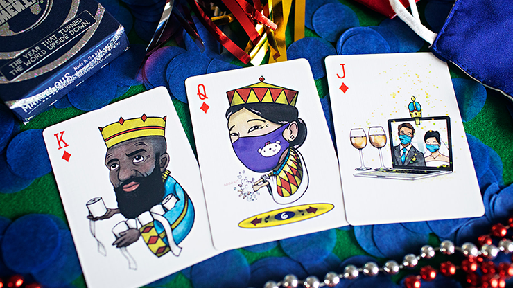 Marvelous Silver Twenty Twenty Playing Cards (6654131634325)