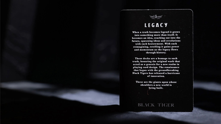 Black Tiger Legacy V2 Playing Cards (6866225201301)