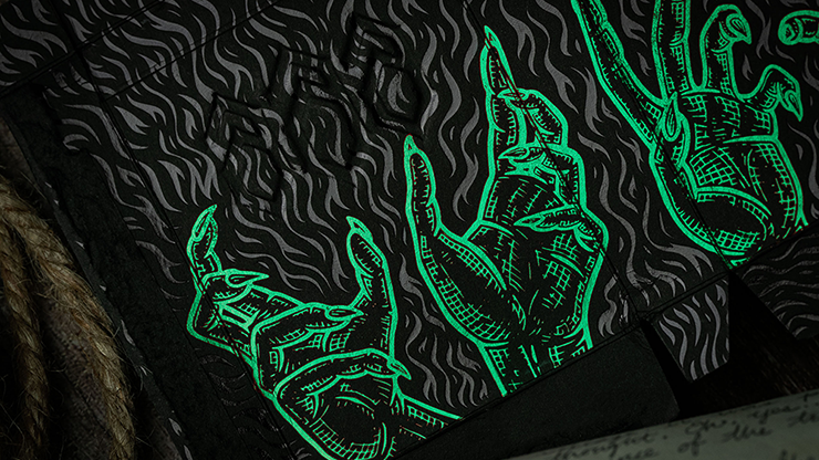 666 Dark Reserves - Green - BAM Playing Cards (5989369184405)