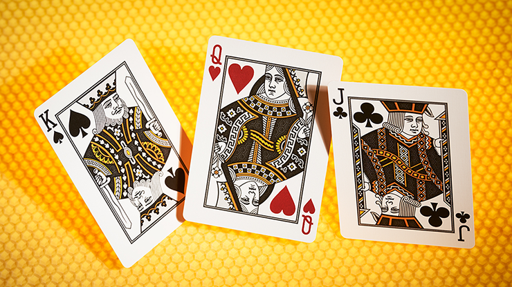 Bicycle Honeybee (Yellow) Playing Cards (6920887795861)
