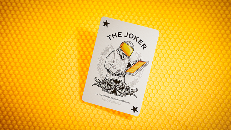 Bicycle Honeybee (Yellow) Playing Cards (6920887795861)