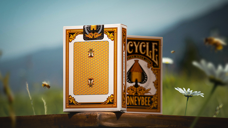 Bicycle Honeybee (Yellow) Playing Cards (6920887795861)