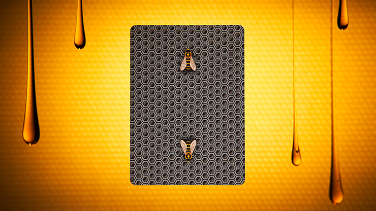Bicycle Honeybee (Black) Playing Cards (6920887468181)