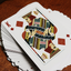 Bicycle Aviary (Orange) Playing Cards (6977696170133)