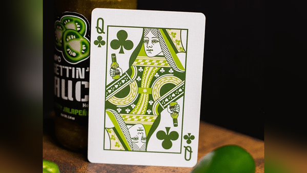 Gettin' Saucy Jalapeno Playing Cards (7031805214869)