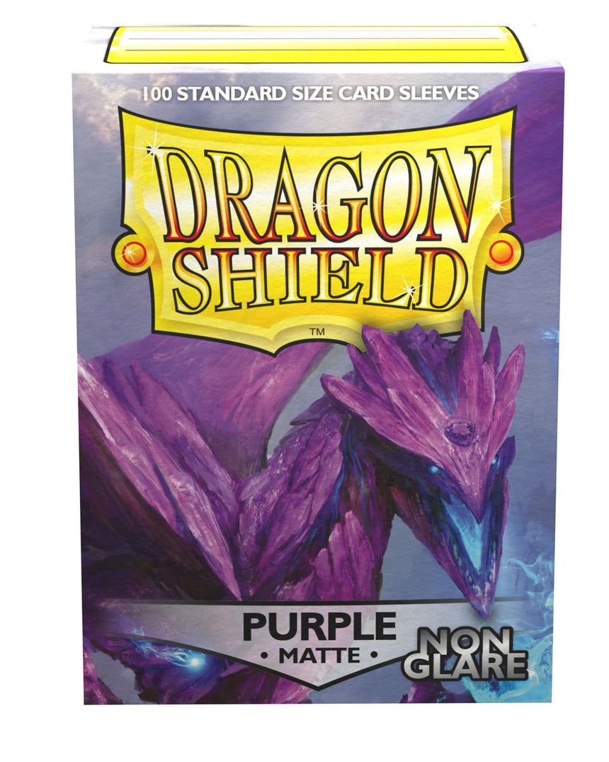 Dragon Shields: (100) Non Glare Matte Purple (7108434034837)