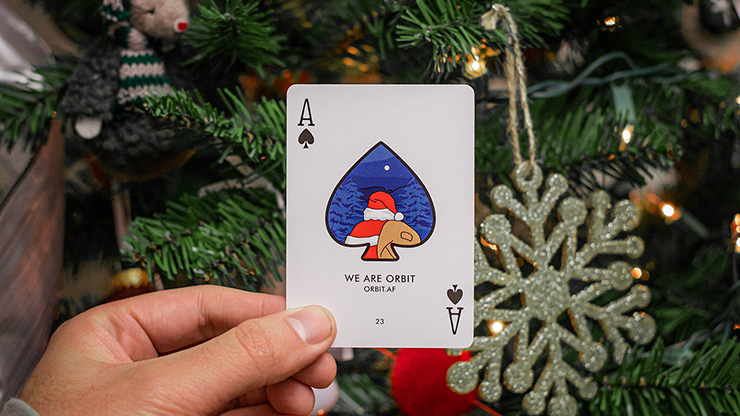 Orbit Christmas Playing Cards (7497322496220)