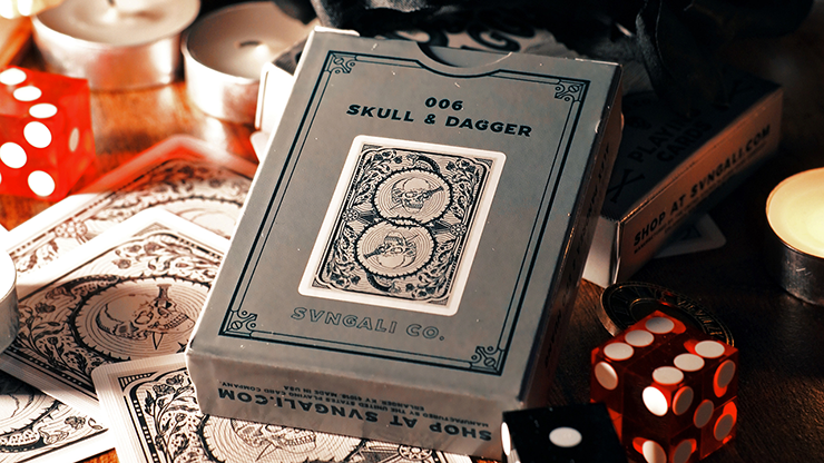 SVNGALI 06: Skull and Dagger Playing Cards (7458357805276)