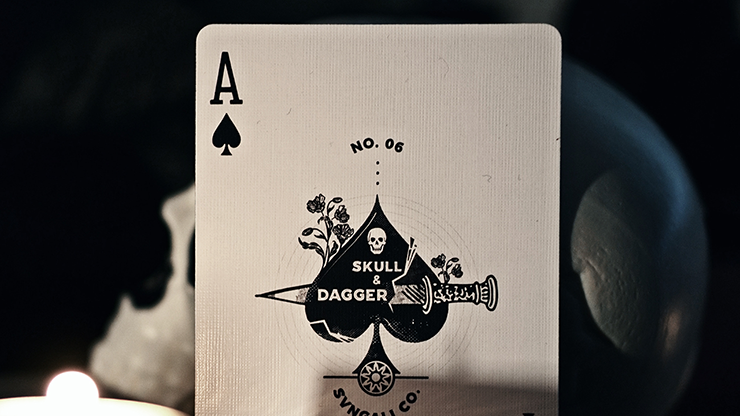 SVNGALI 06: Skull and Dagger Playing Cards (7458357805276)