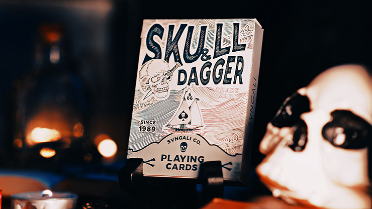 SVNGALI 06: Skull and Dagger Playing Cards (7458357805276)