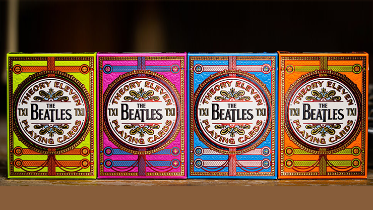 The Beatles (Green) Playing Cards (7473017716956)
