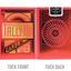 Tally-Ho Red (Circle) MetalLuxe Playing Cards