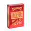 Tally-Ho Red (Circle) MetalLuxe Playing Cards