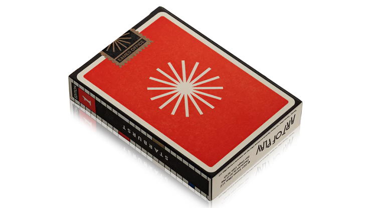 Eames (Starburst Red) Playing Cards
