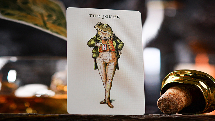 Notorious Gambling Frog (Green) Playing Cards