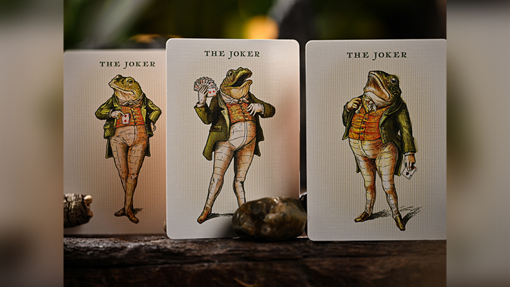 Notorious Gambling Frog (Orange) Playing Cards
