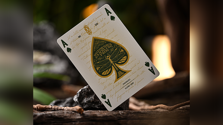 Notorious Gambling Frog (Orange) Playing Cards
