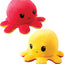 Reversible Octopus Plushie: Red and Yellow (7067318583445)
