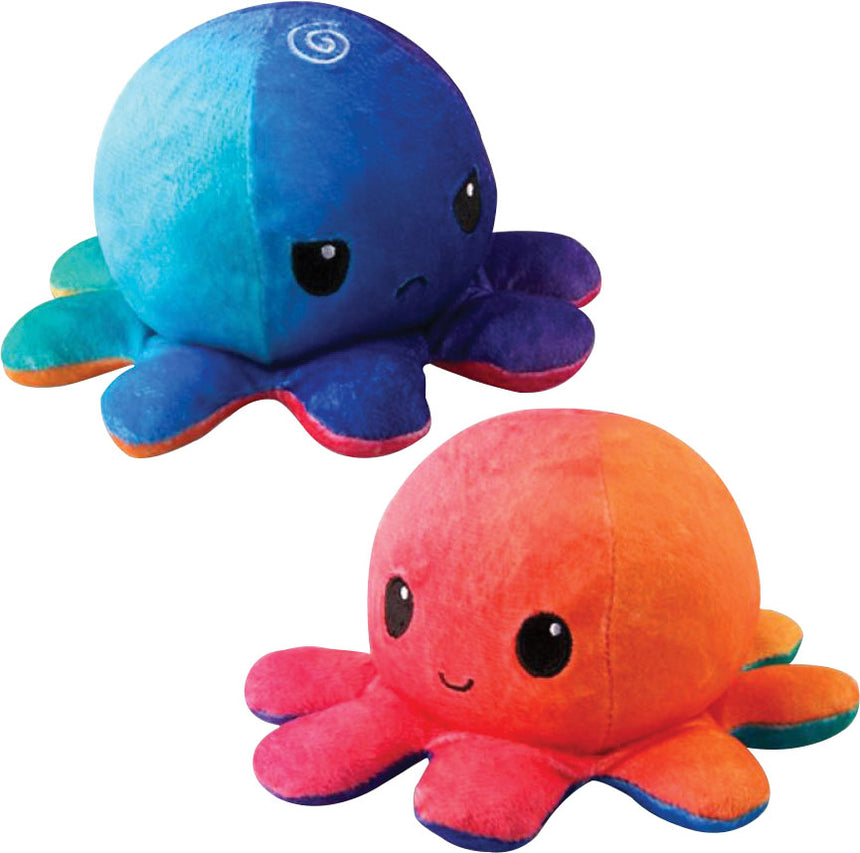 Reversible Octopus Plushie: Sunset/Mermaid (7089190338709)