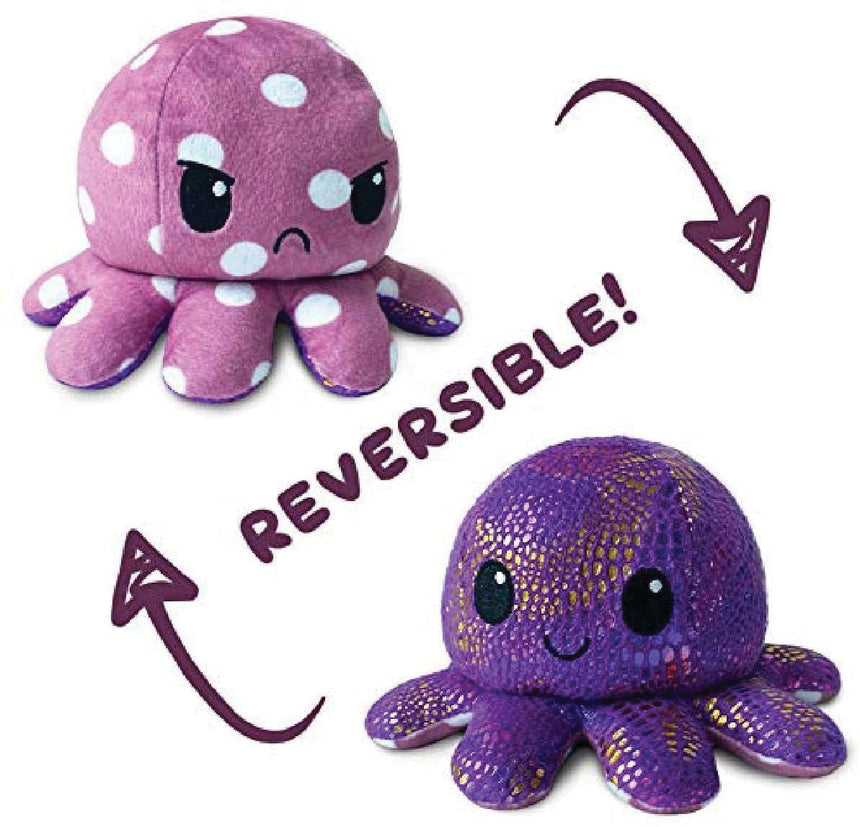 Reversible Octopus Plushie: Polka Dot/Shimmer (7089190305941)