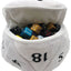 D20 Plush Dice Bag - White (7067318943893)