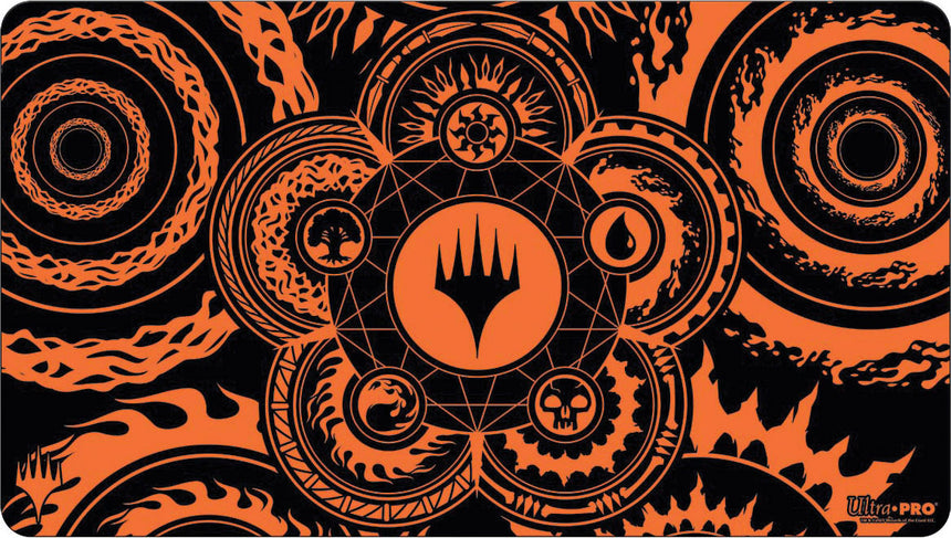 Magic the Gathering CCG: Mana 7 Playmat Color Wheel (7549393305820)