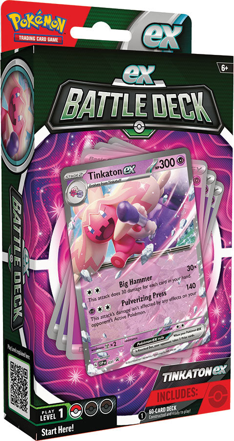 Pokemon TCG: Chien-Pao ex or Tinkaton ex Battle Deck BAM Cards Pokemon TCG: Chien-Pao ex or Tinkaton ex Battle Deck BAM Cards